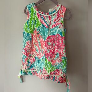Lilly Pulitzer Girls Little Lilly Classic Shift Dress - 4T